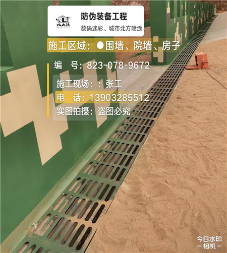 金华 例如在抖音上有“迷彩墙，外围墙面挡 - 星空数码迷彩漆施工队